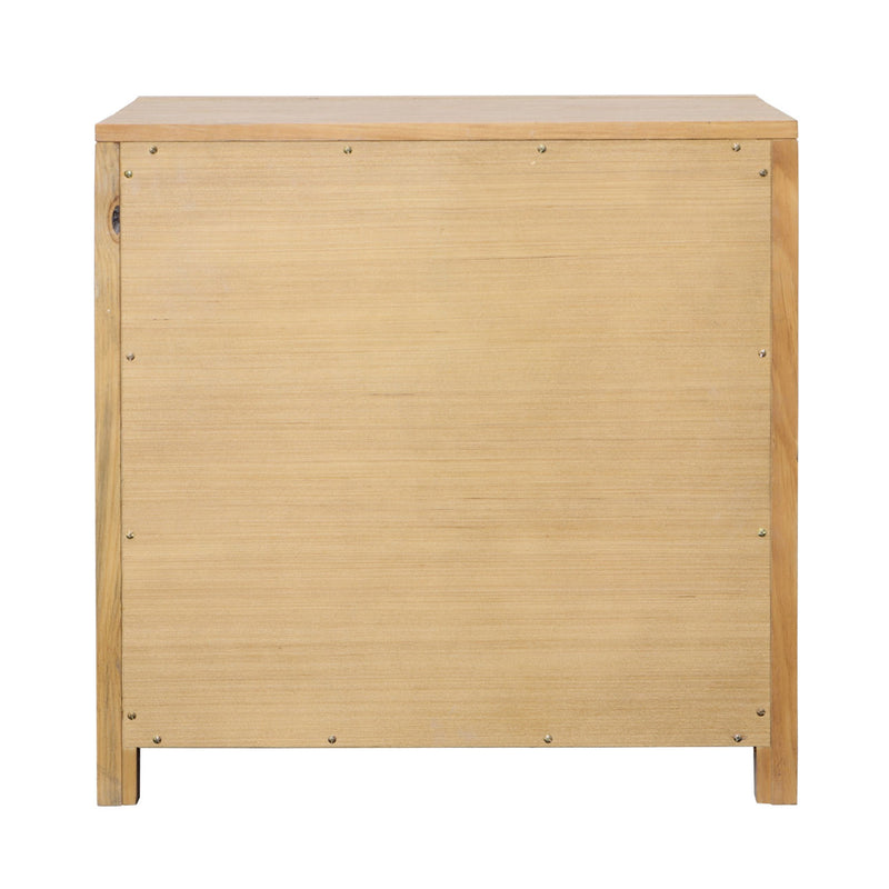 Roux Nightstand Double Drawer