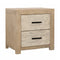 Roux Nightstand Double Drawer