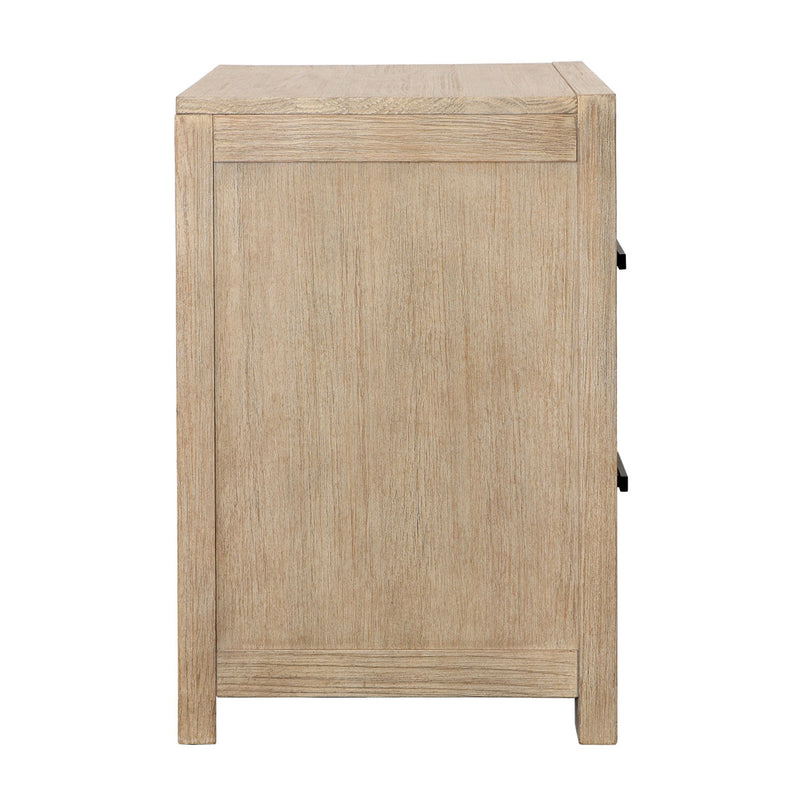 Roux Nightstand Double Drawer