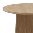 Bondi dining table solid acacia wood grain detail