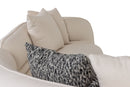 Brayton Off-White Fabric Sectional Sofa