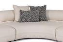 Brayton Off-White Fabric Sectional Sofa
