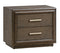 Lawson Two Drawer USB-charger Nightstand