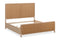 Dorsey Woven Panel Bed in Granola and Ginger