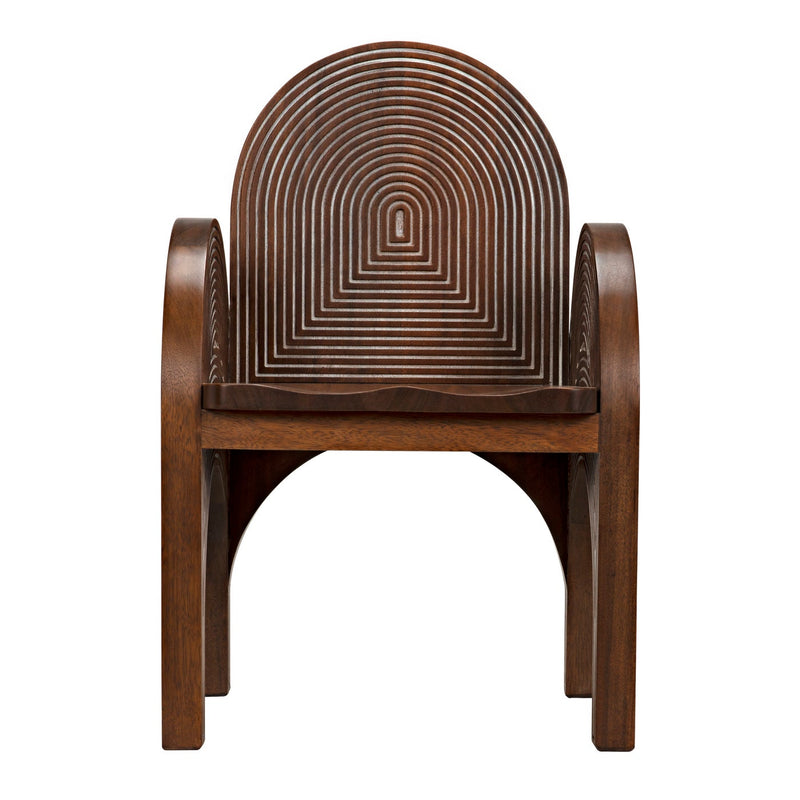Mars Chair, Dark Walnut with Details