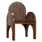 Mars Chair, Dark Walnut with Details