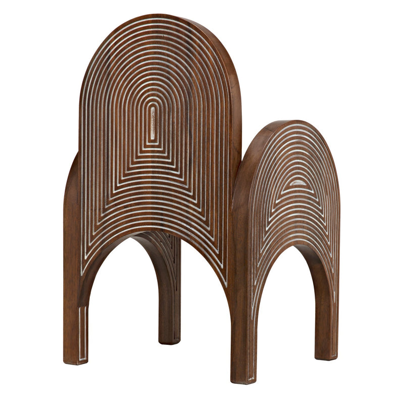 Mars Chair, Dark Walnut with Details