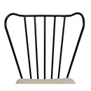 Boundary Chair, Metal Frame W/Linen Fabric