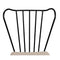 Boundary Chair, Metal Frame W/Linen Fabric
