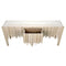 Desdemona Sideboard with 3 Drawers, Bleached Elm