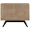 Illusion Single Sideboard with Steel Base, Bleached Walnut