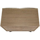Illusion Single Sideboard with Steel Base, Bleached Walnut