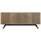 Illusion Sideboard with Steel Base, Bleached Walnut