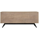 Illusion Sideboard with Steel Base, Bleached Walnut