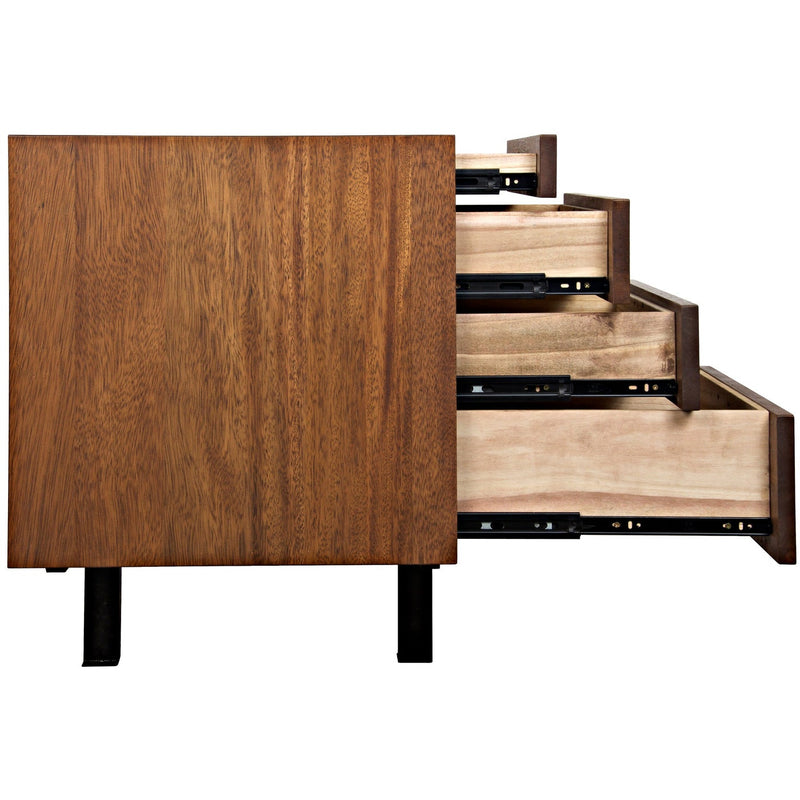 Mind-Croft Sideboard, Walnut and Steel