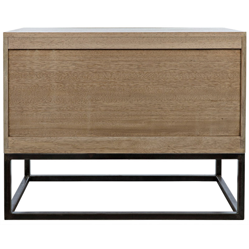 Draco Sideboard with Steel Stand, Washed Walnut