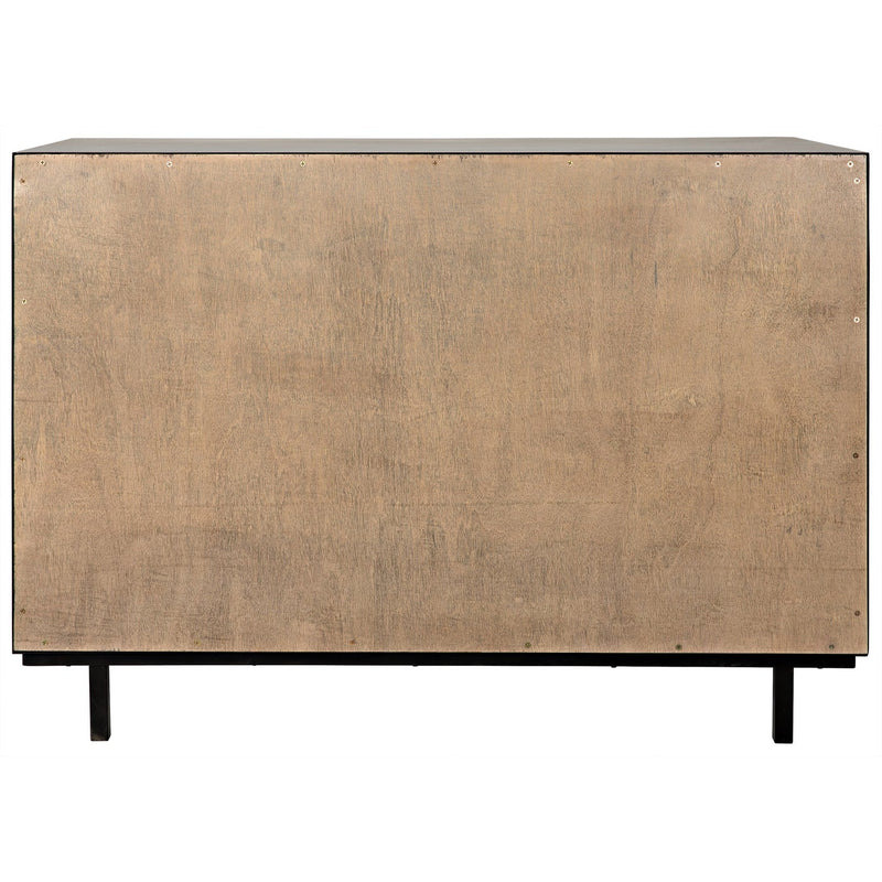 Ray Sideboard with Steel Box, Bleached Walnut