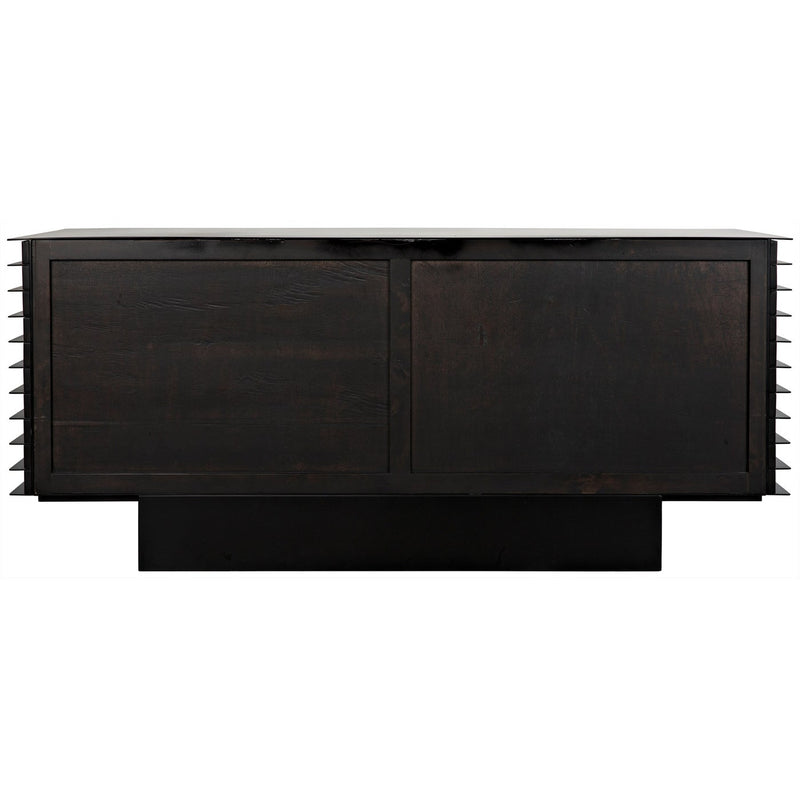 Elevation Sideboard, Ebony Walnut with Steel