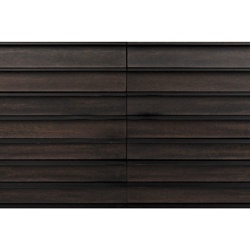 Elevation Sideboard, Ebony Walnut with Steel