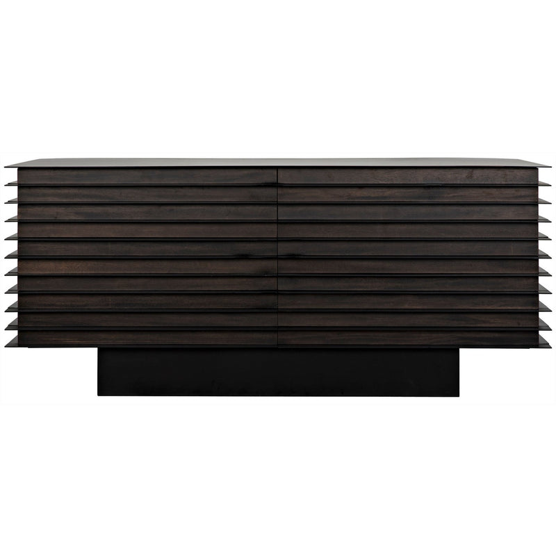 Elevation Sideboard, Ebony Walnut with Steel