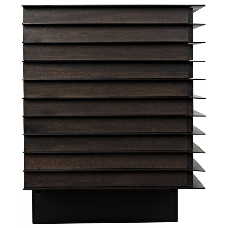 Elevation Sideboard, Ebony Walnut with Steel