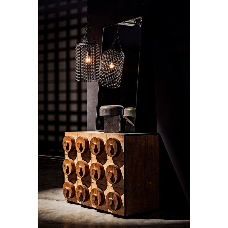 Lego Sideboard with 3 Drawers, Dark Walnut