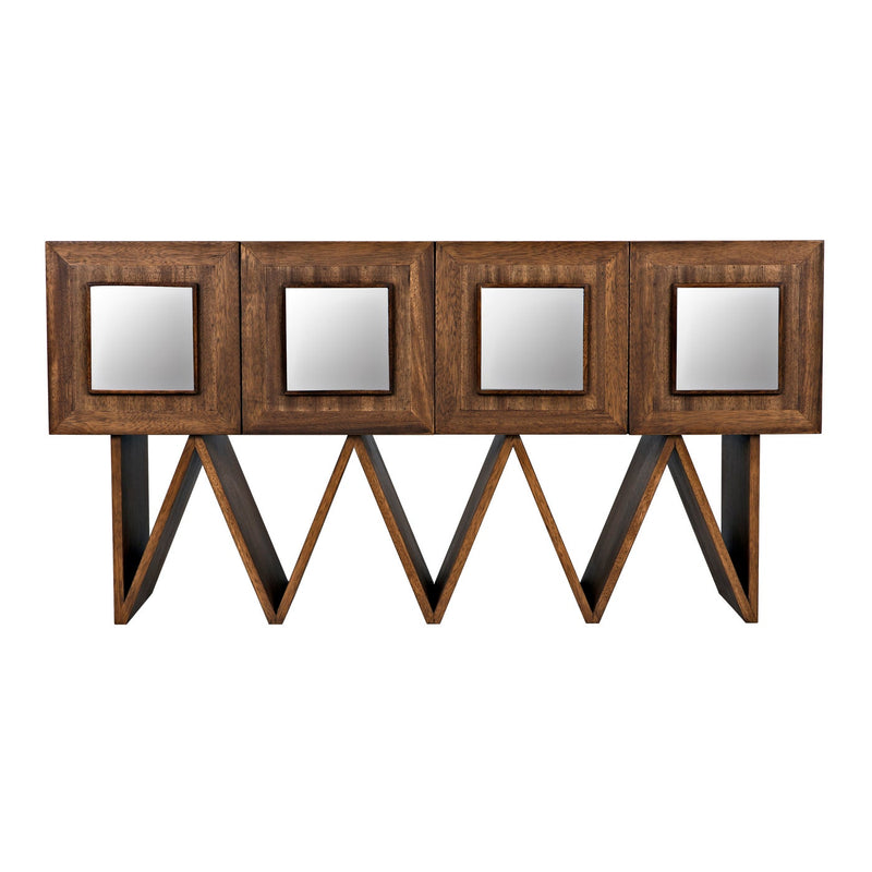 Jean-Michel Sideboard, Dark Walnut with Mirror