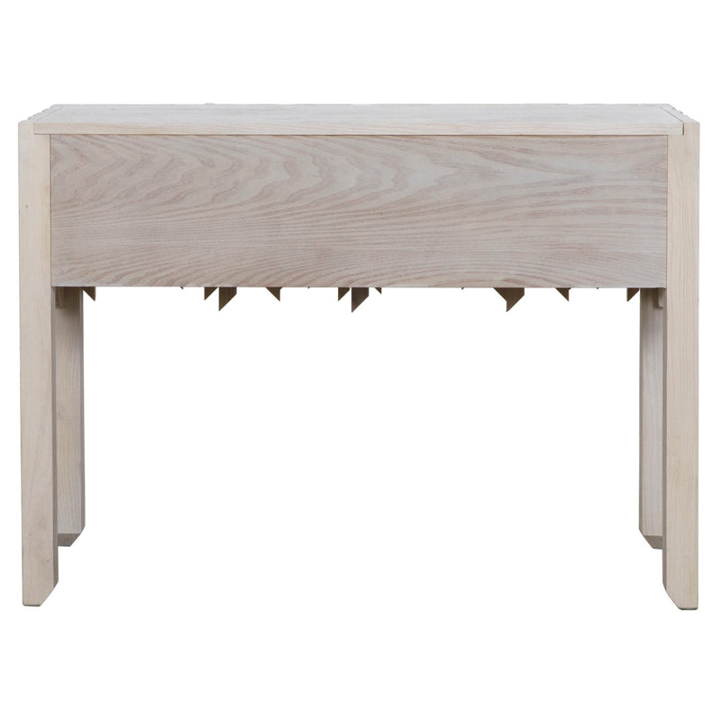 Desdemona Sideboard with 2 Drawer, Bleached Elm