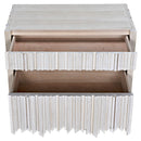 Desdemona 3 Drawer Chest, Bleached Elm