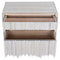 Desdemona 3 Drawer Chest, Bleached Elm