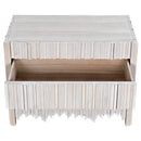 Desdemona 3 Drawer Chest, Bleached Elm