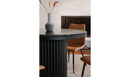 Tower Dining Table Black Marble