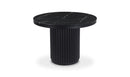 Tower Dining Table Black Marble