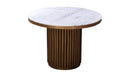 Tower Dining Table White Marble