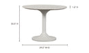 Tuli Outdoor Cafe Table White Terrazzo