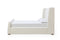 Presley Upholstered Wingback Platform Bed in Cottage Cheese Boucle