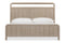 Camden Shiplap Oak Wood Platform Bed in Chai