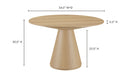 Otago Dining Table 54In Round