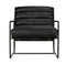 Demeter Chair, Metal and Leather
