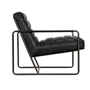 Demeter Chair, Metal and Leather