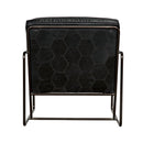Demeter Chair, Metal and Leather