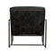 Demeter Chair, Metal and Leather