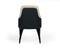 Modrest Leeds - Glam Beige and Black Dining Chair