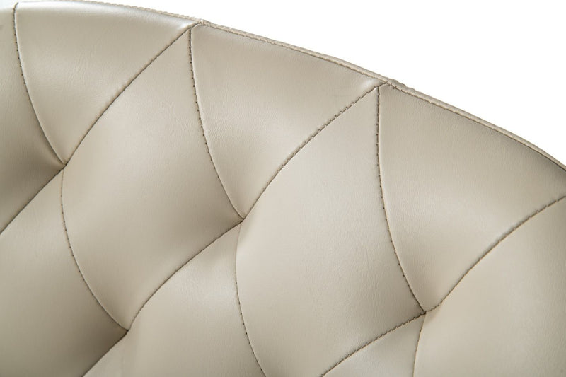 Modrest Leeds - Glam Beige and Black Dining Chair