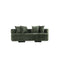 Modern Verandah Chenille 90.6" Sofa