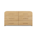Marissa 62" Ash 6-Drawer Dresser in Natural Ash product view 1