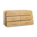 Marissa 62" Ash 6-Drawer Dresser product view 3