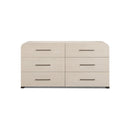 Marissa 62" Ash 6-Drawer Dresser in Washed Ash product view 9