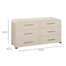 Marissa 62" Ash 6-Drawer Dresser product view 16