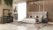 Penelope - Modern Grey Velvet Bed